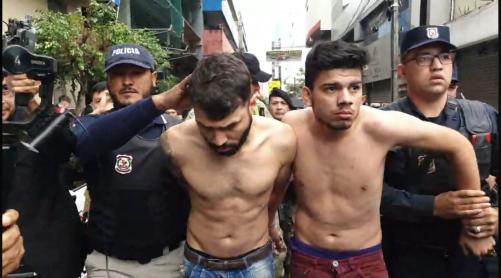 Asaltantes detenidos con 150 celulares en su poder